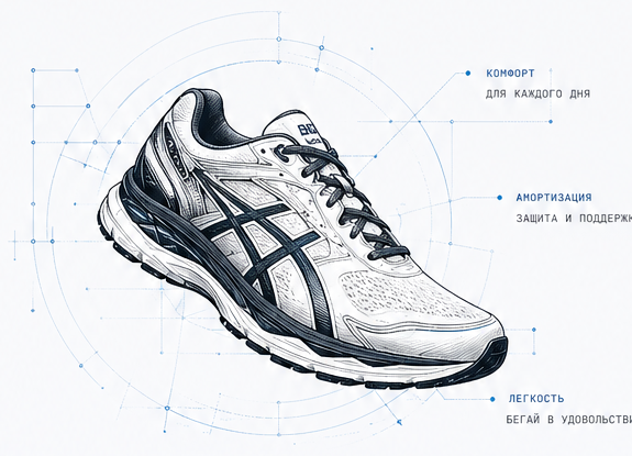 Беговой кроссовок ASICS